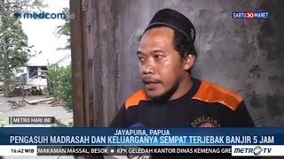 Kisah Ustaz Selamat 5 Jam Terjebak Banjir Bandang Sentani [upl. by Dehsar120]