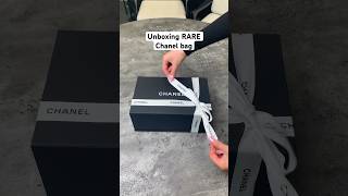 Unboxing SUPER RARE Chanel bag luxury fashion bag unboxing [upl. by Aihsar]