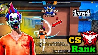 freefire Diwali स्पेशल CS Renk 1vs 4 😱akela charo ko dhul chata diya viral 😉 Aao dikhate hain [upl. by Virendra]