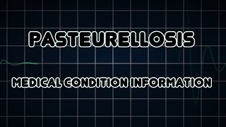 Pasteurellosis Medical Condition [upl. by Aitam730]