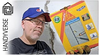 Using the SikaFix Injection Repair Kit to Fix a Crack in a Basement Wall  EP 039 [upl. by Emmalyn]