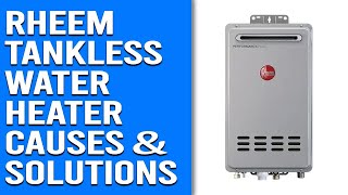 Rheem Tankless Water Heater Error Code E5 Understanding Troubleshooting and Resolving [upl. by Akinad]