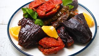 Acılı ve Ekşili Kuru Dolma🔥ANTEP USULÜ KURU DOLMA✔️ [upl. by Nednyl]