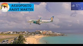 AEROPORTO DE SAINT MARTIN AO VIVO [upl. by Novihc]