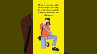 ableism disabilityrights education awareness equalaccess inclusivesociety disabilityawareness [upl. by Adina]