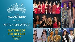 Epic Countdown Nations of the Decade at Miss Universe Part 2 of 2 TPN26 [upl. by Savitt]