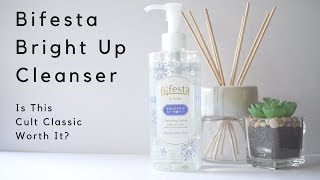 Bifesta Bright Up Cleansing Lotion  Japanese Classic Worth It [upl. by Aztilem648]