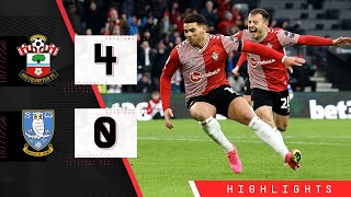 HIGHLIGHTS Southampton 40 Sheffield Wednesday  Championship [upl. by Carmela966]