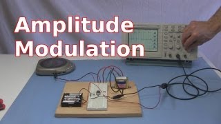 Amplitude Modulation with Simple AM Radio Transmitter [upl. by Ygiaf]