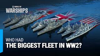 World War 2 Navy Comparison — Fleets Evolution 1939–1946 [upl. by Leesa]