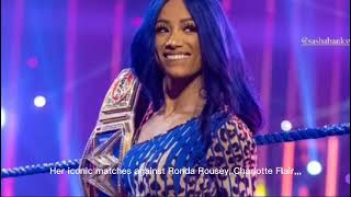 quotThe Boss of the Ring Sasha Banks Rise to Wrestling Royalty [upl. by Eninej361]