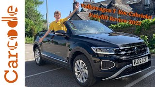 Volkswagen TRoc Cabriolet Facelift Review 2022  SUV And A Convertible UK 4K Carcode Troc [upl. by Kan]