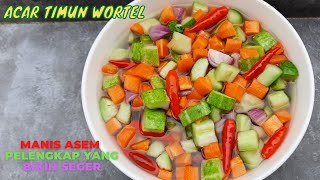 RESEP ACAR TIMUN WORTEL MENTAH SIMPLE [upl. by Bennie]