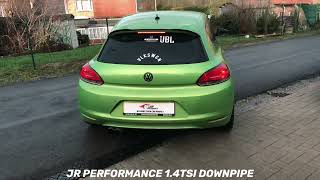 14 tsi Vw scirocco downpipe and RVS EXHAUST🇧🇪 [upl. by Ole]