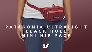 Fantastic Travel Companion  The Patagonia Ultralight Black Hole Mini Hip Pack [upl. by Still]