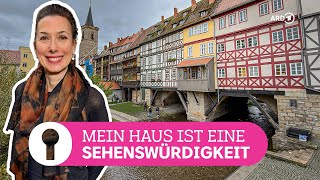 Krämerbrücke Erfurt Wie es sich in einem Wahrzeichen wohnt  ARD Room Tour [upl. by Morgana]