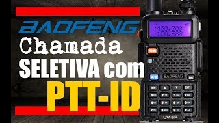 Entenda o PTTID em seu rádio Baofeng com DTMF [upl. by Silvan]