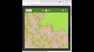 Bot Destroys Google Minesweeper [upl. by Armand]