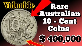 Rare Australian 10 Cent Coins  10 Cent Australia most valuable  10 Cent Coin worth money [upl. by Drugge875]