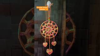 Crochet Dream Catcher 🧶✨ crochet handmade dreamcatcher [upl. by Lesh]