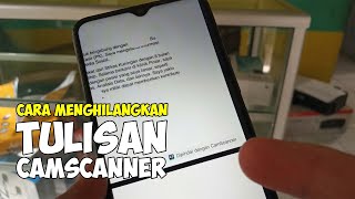 Cara Menghilangkan Tulisan Camscanner di Pdf [upl. by Suiluj]