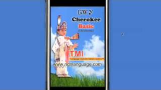 Speak Cherokee Tsalagi Native American Indian Language Lessons iPhone  iPod Touch App [upl. by Anoyk]