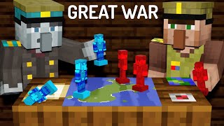 THE GREAT WAR of Villagers and Pillagers  Minecraft Story [upl. by Feinberg]