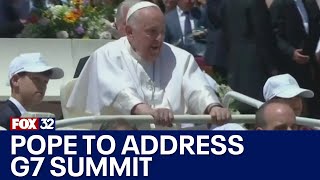 Pope to address G7 summit with AI concerns [upl. by Kantor315]