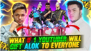 What If 1 YouTuber will Gift alok To Everyone 😶 shorts freefireshorts [upl. by Candyce467]