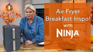 AirFryer Breakfast Inspo  Ninja Double Stack XL 2 Drawer Air Fryer with Smart Cook  QVCUK [upl. by Asecnarf61]