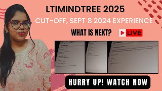 LTIMINDTREE 2025  Sept 8 2024 Actual questions  Whats next ltimindtree mindtree placement [upl. by Ennovart]