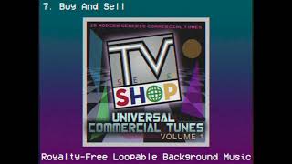 Universal Commercial Tunes Vol 1 ROYALTYFREE 80s LOOPABLE BACKGROUND MUSIC [upl. by Boswall]