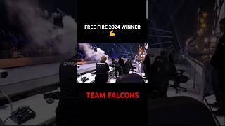 FREE FIRE 2024 WORLD CUP WINNER  TEAM FALCONS 🥵🥵freefire freefierworldcup [upl. by Cestar498]