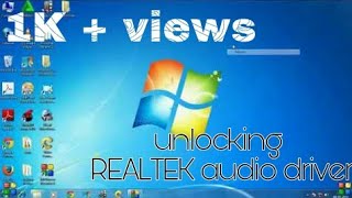 Unlock realtek R279 in windows7 32bit [upl. by Archibald]