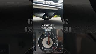 Mercedes G55 AMG Kompressor Exhaust Sound  G Wagen [upl. by Son]