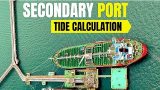 Standard and Secondary Ports tide calculation  Passage planning  Merchant navy knowledge [upl. by Ajnek]