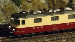 Modelleisenbahn Faszination Gotthardbahn [upl. by Udella]