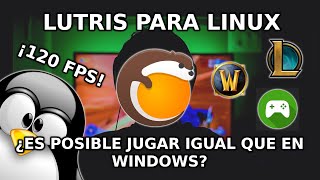 🎮 LUTRIS  Juegos de Windows en LINUX [upl. by Henn565]