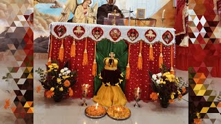 Christ the King alter decoration alterdecoration videos [upl. by Htelimay]