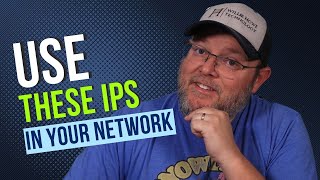 Use these IP addresses in YOUR network  Network Design Best Practice [upl. by Mosira115]