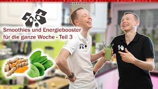 Smoothies und Shakes quotTeil 3quot SpinatAvocado Booster und Vitamin C Kurkuma Shot grünersmoothie [upl. by Ambrogino]