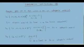 Espacios vectoriales 8 subespacios vectoriales 4 [upl. by Groves531]