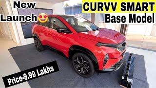 New Tata Curvv Base Model Detailed Review😍Tata Curvv Base ModelPrice999 Lakh🤑 [upl. by Annalee]