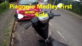 Piaggio Medley 125 First Ride Review UK [upl. by Shelia]