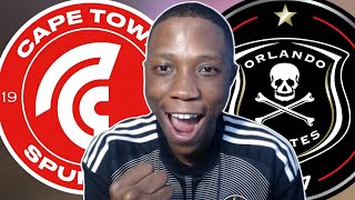 ORLANDO PIRATES VS CAPE TOWN SPURS LINE UP REVEALED [upl. by Anyel]