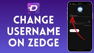 How to Edit Zedge Username 2024 [upl. by Server]