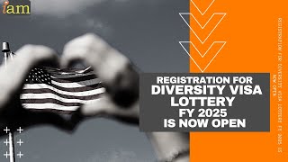 Registration For Diversity Visa Lottery FY 2025 Is Now Open [upl. by Araldo]