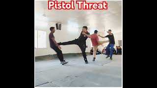 Pistol Threat shorts youtubeshorts viralvideo selfdefense trending lakshmisrinivas456 [upl. by Nomelif]