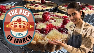 The Pies of March 31 Pie Recipes  Cranberry Frangipane Tart Recipe [upl. by Arnelle]