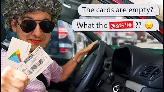 Giving Scammers Empty Gift Cards [upl. by Acissev331]